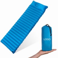 Top quality TPU ultralight nylon Air Sleeping Inflatable Mattress Sleeping Pad Mat for hiking