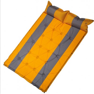 Outdoor Inflatable Sleeping Pad Lightweight Air Sleeping Pad With Pillow