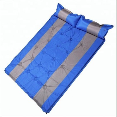 SPSO-029 Outdoor Camping Inflatable Sleeping Pad Lightweight Air Sleeping Pad With Pillow