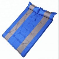 SPSO-029 Outdoor Camping Inflatable Sleeping Pad Lightweight Air Sleeping Pad With Pillow